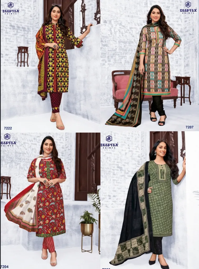 Deeptex Vol 72 Stitched Cotton Suits