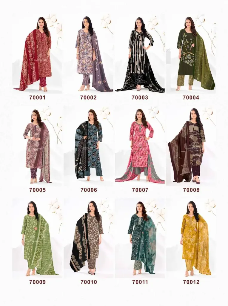 Surya Jyoti Readymade Cotton Suits