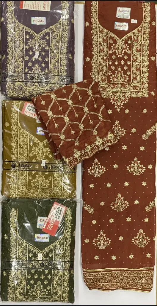 Star Georgette Suit (Unstitched)